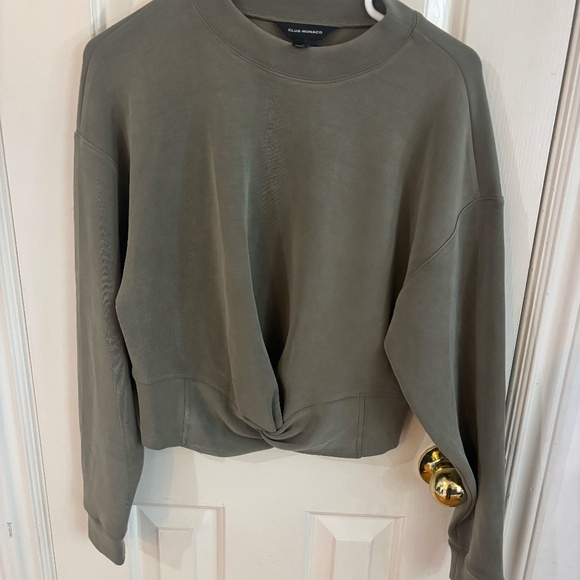 Club Monaco green super soft almost like suede material ! - Picture 1 of 4
